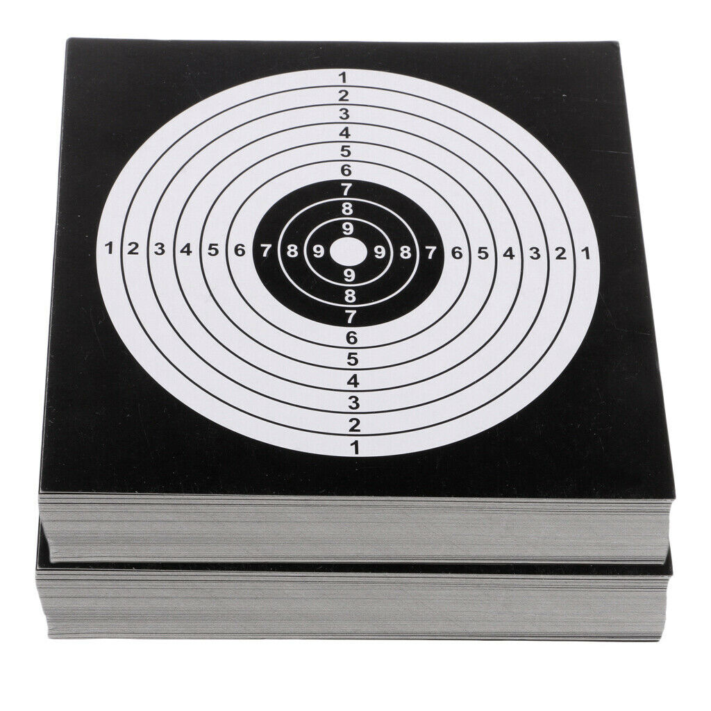 200x 5.5"x5.5" Adhesive Target Reactive Paper Targets for Practice Training