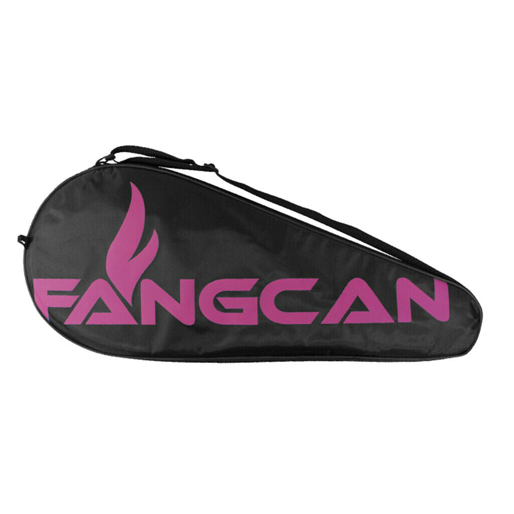 2X Waterproof Tennis Racket Bag Cover Badminton Squash Shoulder Pack Pink