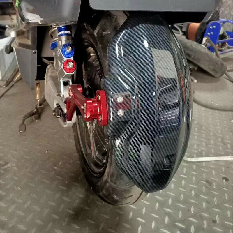 Adjustable Motorcycle Rear Wheel CNC Cover Fender Splash Guard Mudguard+ Bracket