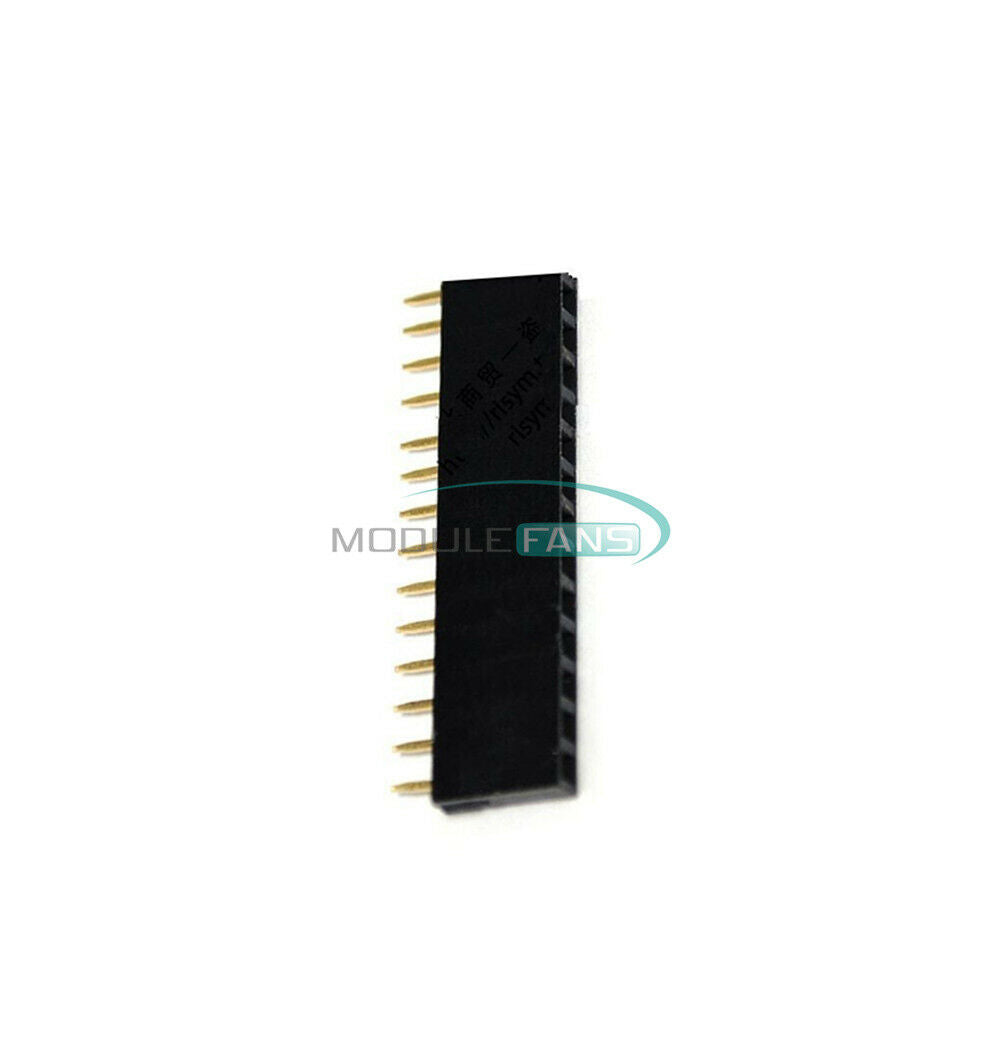 10PCS 14Pins Single Row 1x14 PCB Socket Female 2.54mm Header