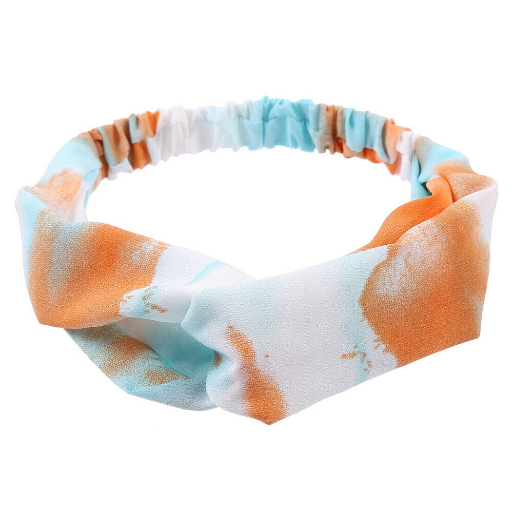6Pcs Women Elastic Headbands Yoga Hair Band Turban Scrunchies Headwrap Ring Tie