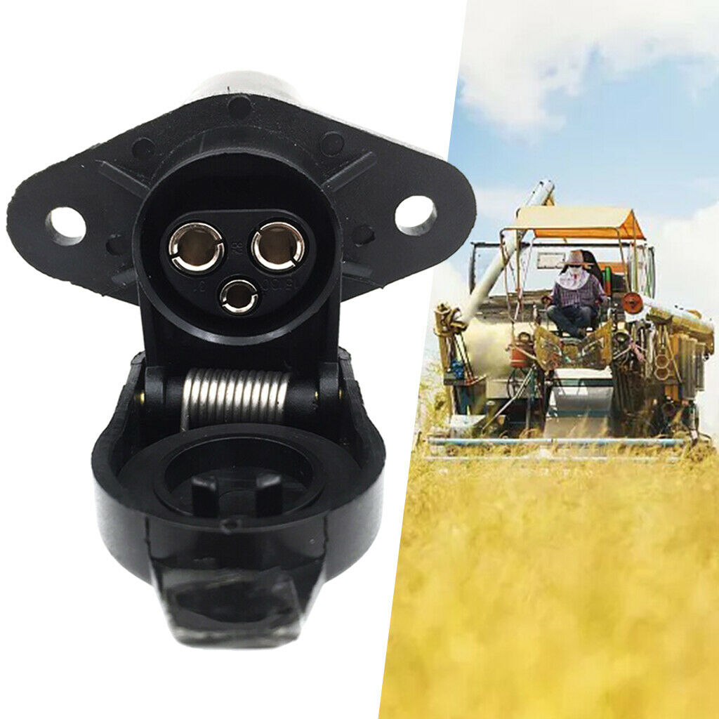 3Pin Plug Socket Connector Adapter Auto Waterproof for Truck Boat Parts