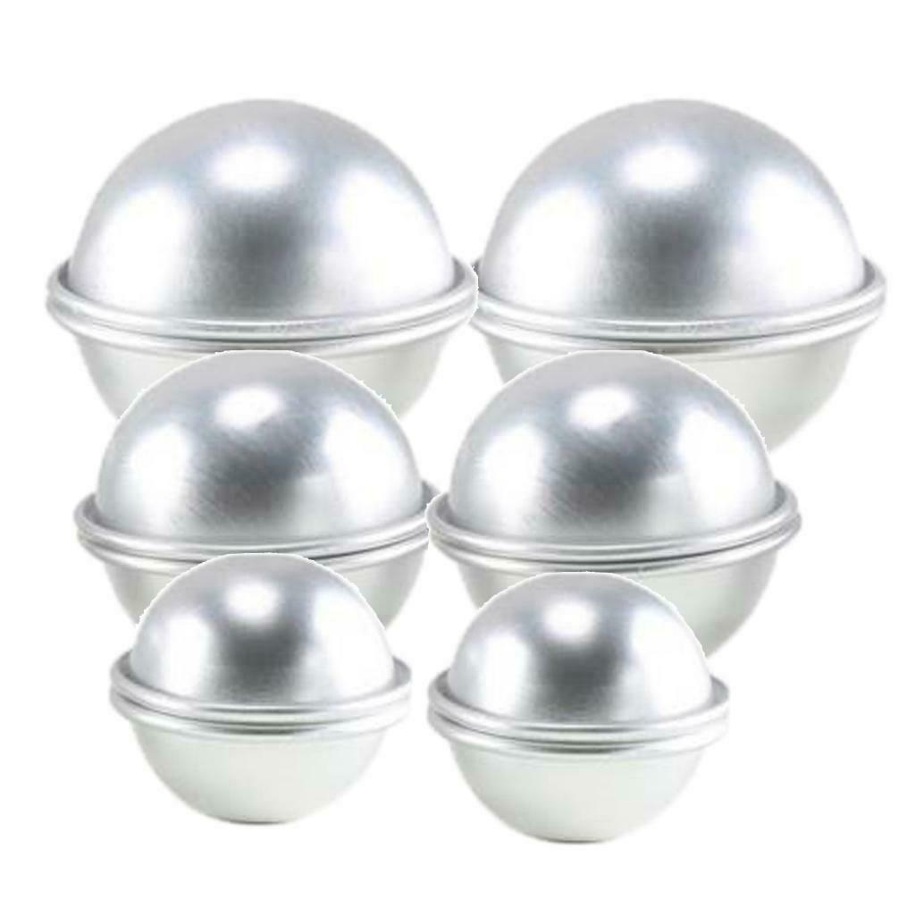 6Pieces DIY Bath Bomb Molds Kid's Bakery Homemade Cupcakes Mold Baking Tools