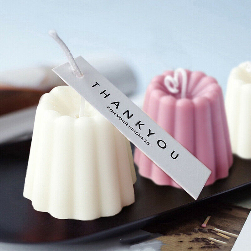 DIY Silicone Candle Mold For Handmade Making Cylinder Aroma Wax 6 Cavity .l8
