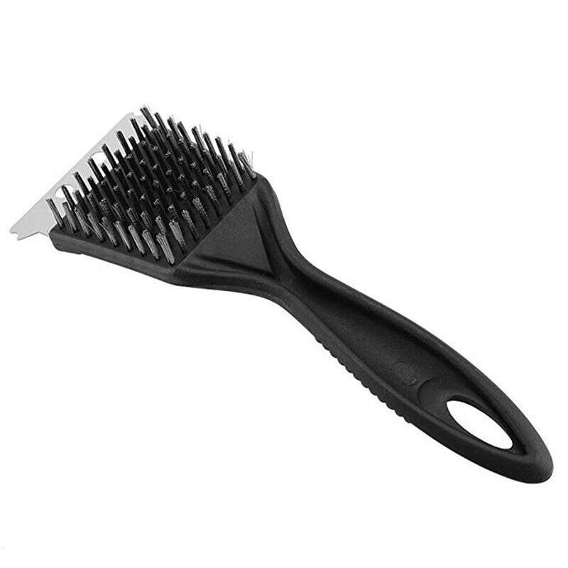 Wire Bristles Cleaning Brushes Barbecue Grill Brush Outdoor BBQ Cleaning .l8