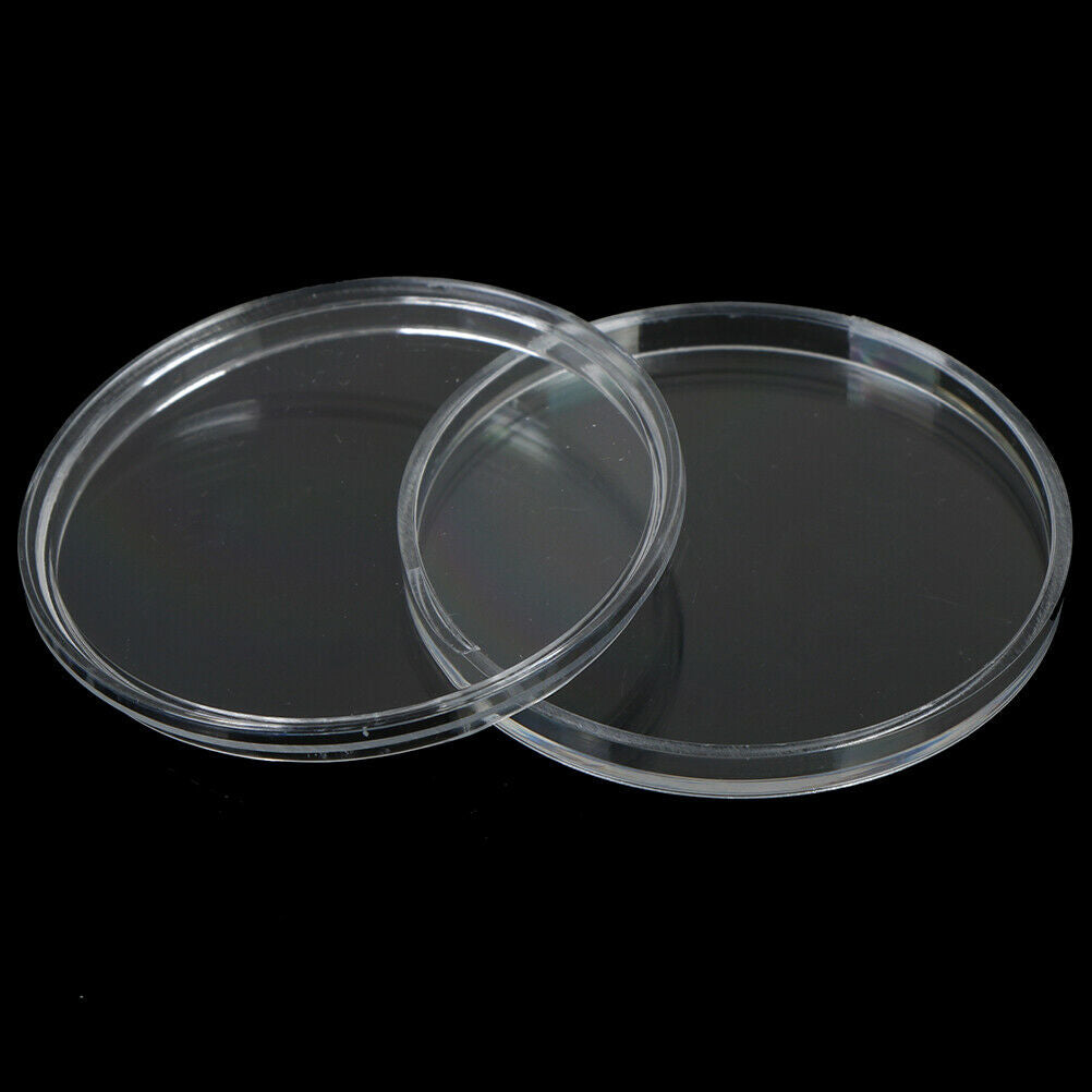 16-36mm Plastic Coin Holder Capsule Storage Case Display Box with Pad R .l8