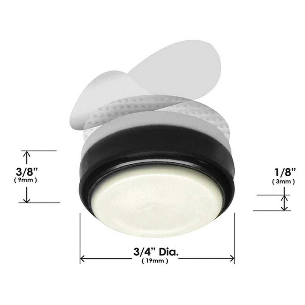 1pcs 19mm Chair Felt Pad Wooden Furniture Leg Gliders Non-slip Smooth Moving