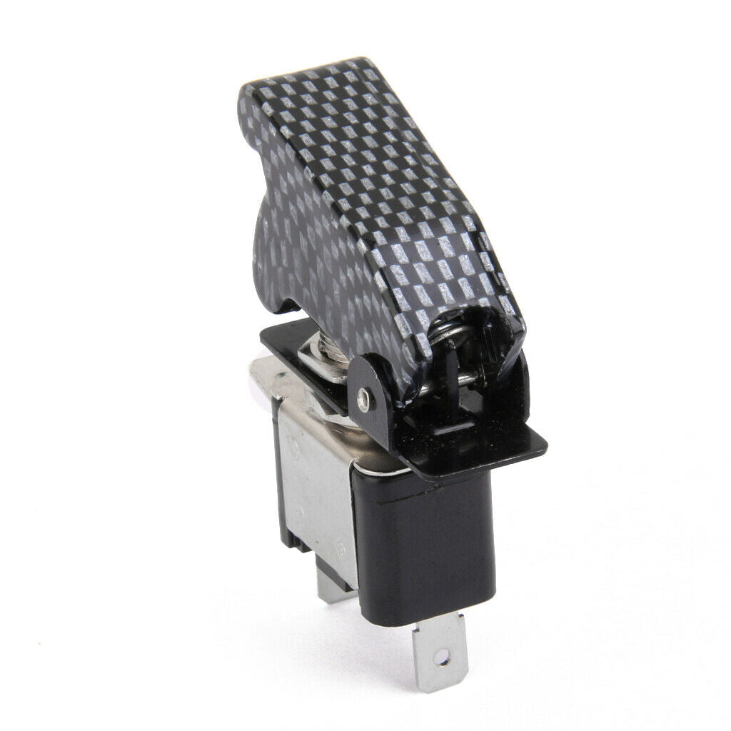 DC12V Flip-Up Ignition Switch LED Toggle for  Car Truck Boat Motorcycle