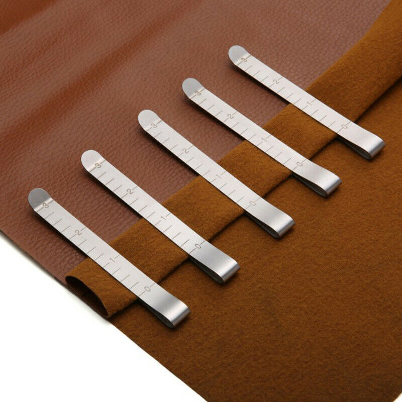 20pcs Metal Sewing Crimping Clip Stainless Steel Hemming Clips Ru_AU
