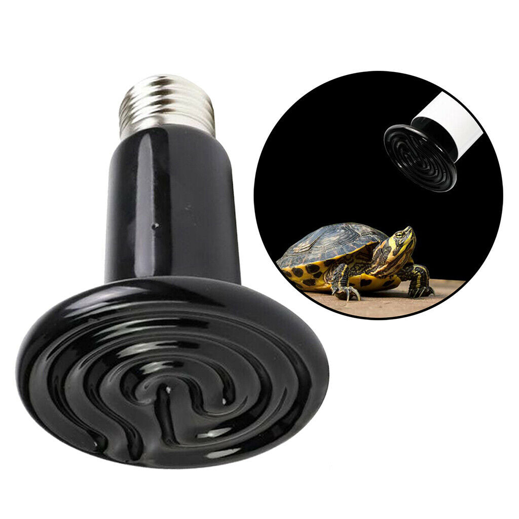Reptile Lamp 220V Ceramic Reptile Heater Blub Fixture 25W 50W 200W 75W