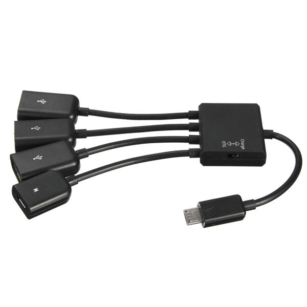 Micro USB Data Power Charging OTG Hub Cable For Android Tablet Phone  OTG Hub