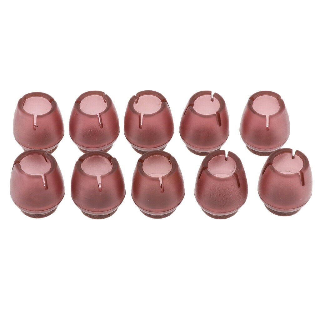 10Pcs Rubber Chair Table Foot Cover Furniture Leg Protectors 6