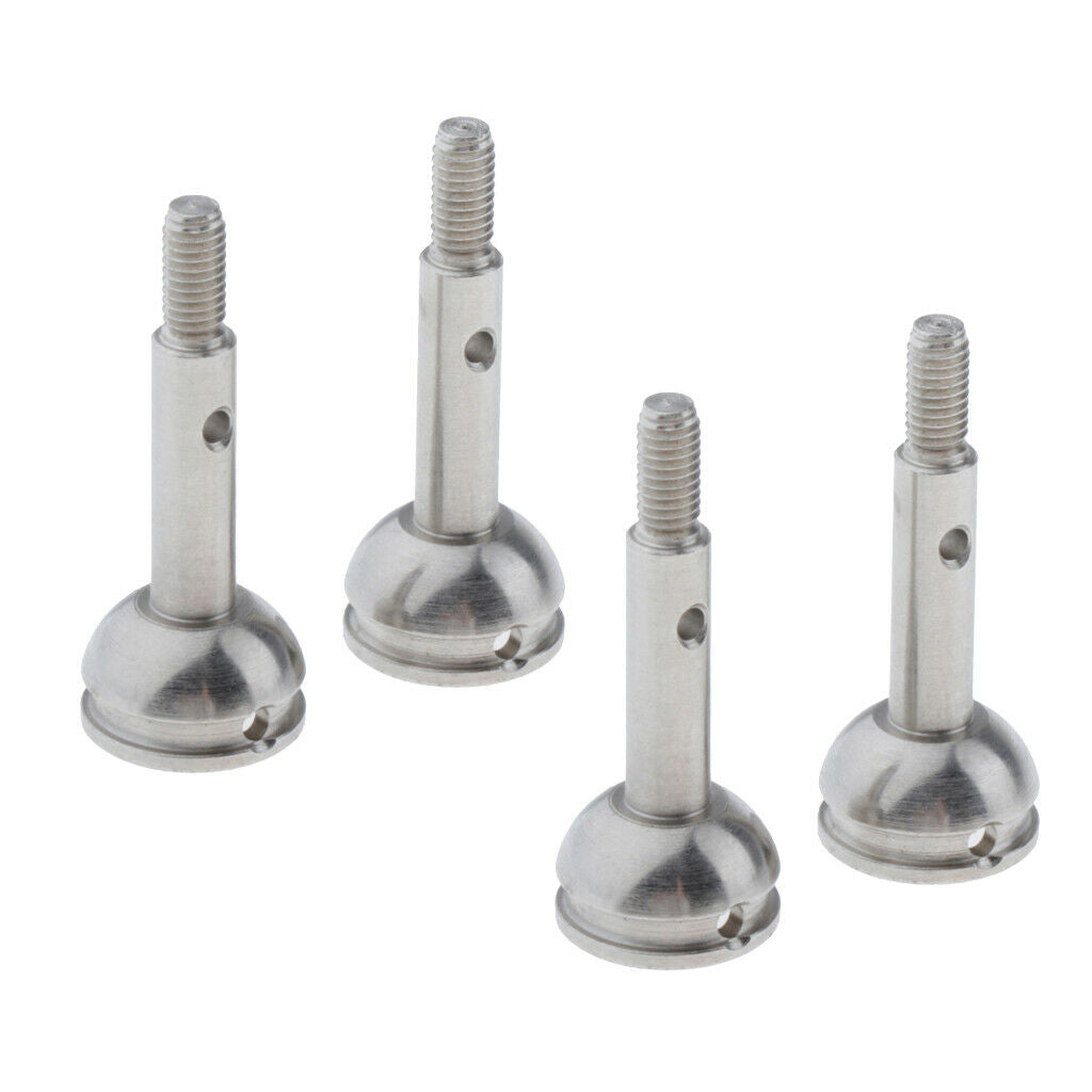 4 Pieces Metal RC Car Front Wheel Shaft Cups Set for Wltoys 144001 1/14 RC Buggy