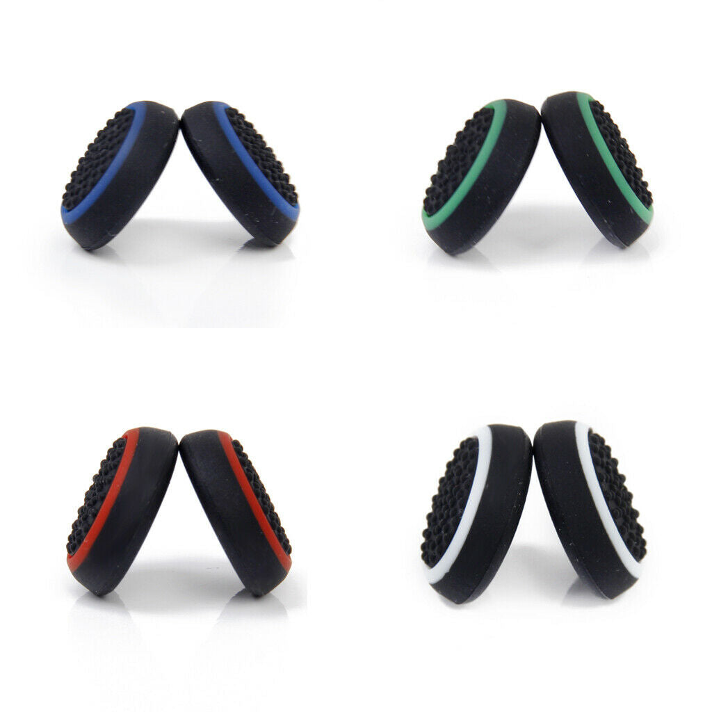 Silicone Joystick Analog Grip Stick Caps Button Protect Covers Controller