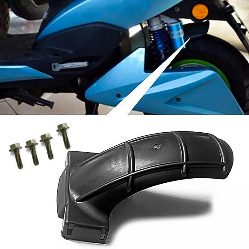 Universal Motorcycle Scooter Rear Wheel Fender Splash Guard Mudguard + Screw Kit