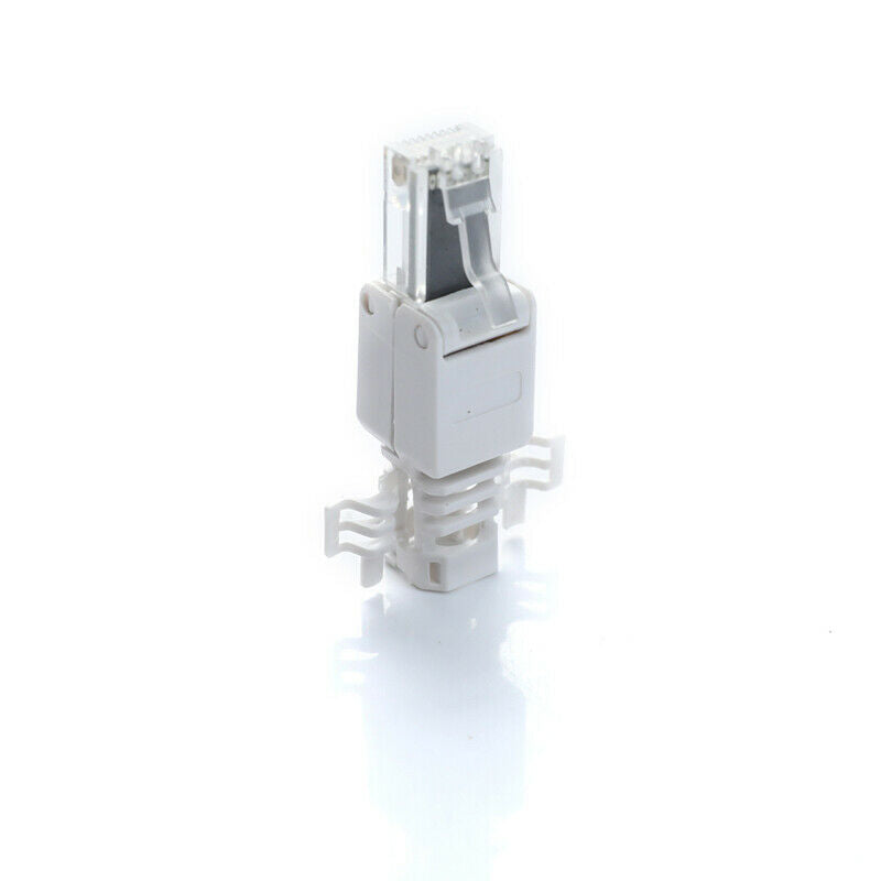 No Crimp Ethernet Cable Tool-less Crystal Head Plug CAT6 RJ45 ConnectorL TH
