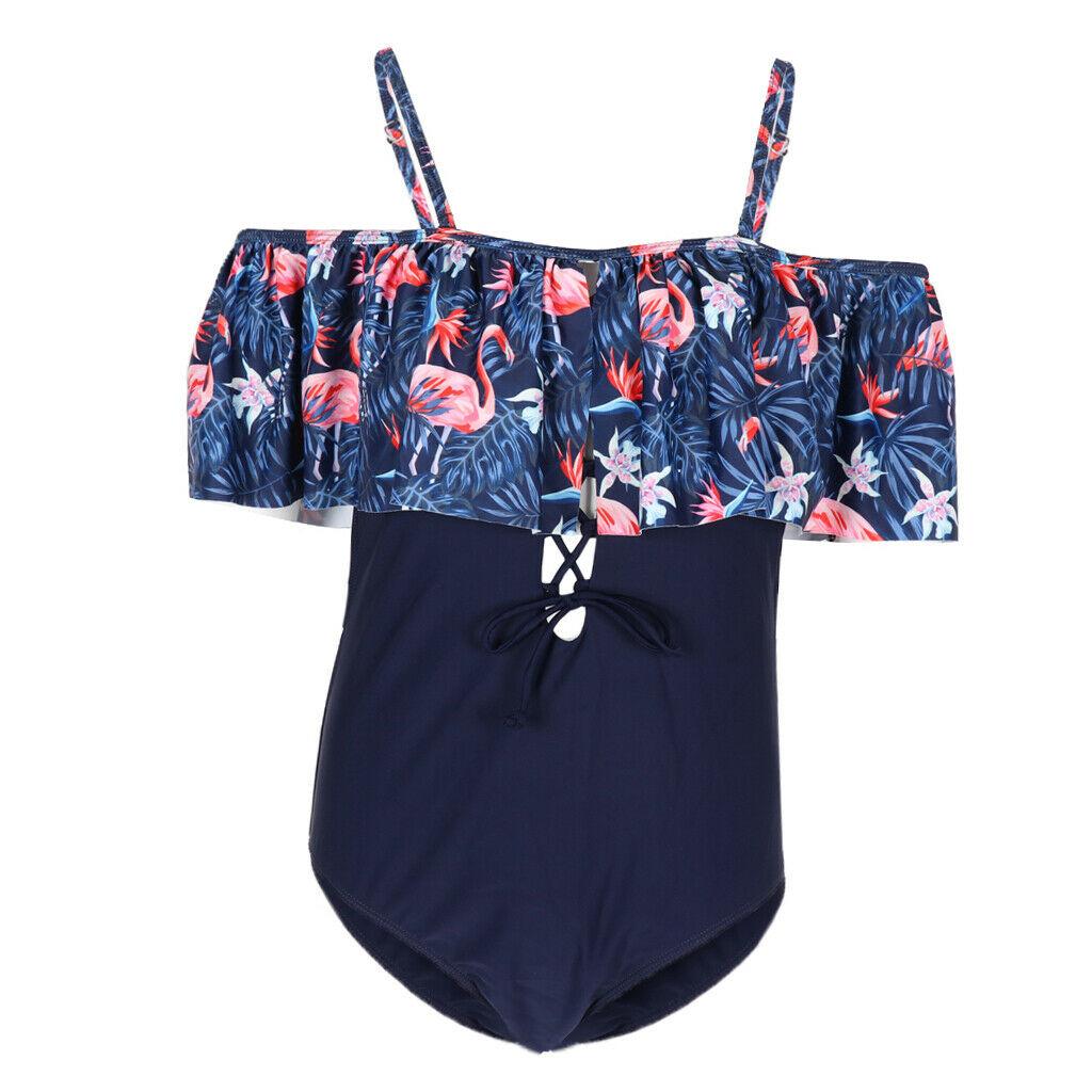 Monokini Swimsuits for Women L Flamingo