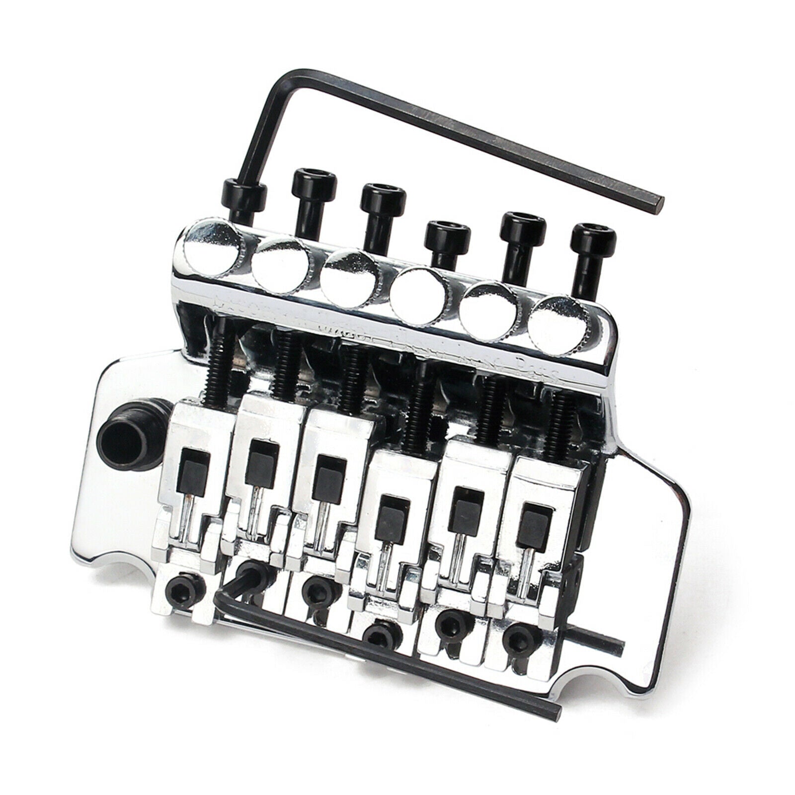 6 Saddle Double Tremolo Bridge for Electric Guitar Accessories Chrome