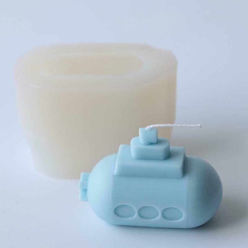 Creative Submarine Candles Silicone Mold Aromatherapy Candle Silicone Soap Mold