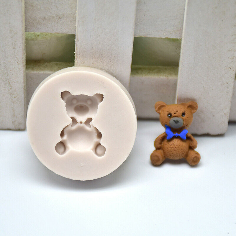 1pcs Bear Silicone Mold Mini Fondant Mold Cake Decorating Tools Chocolate MY1