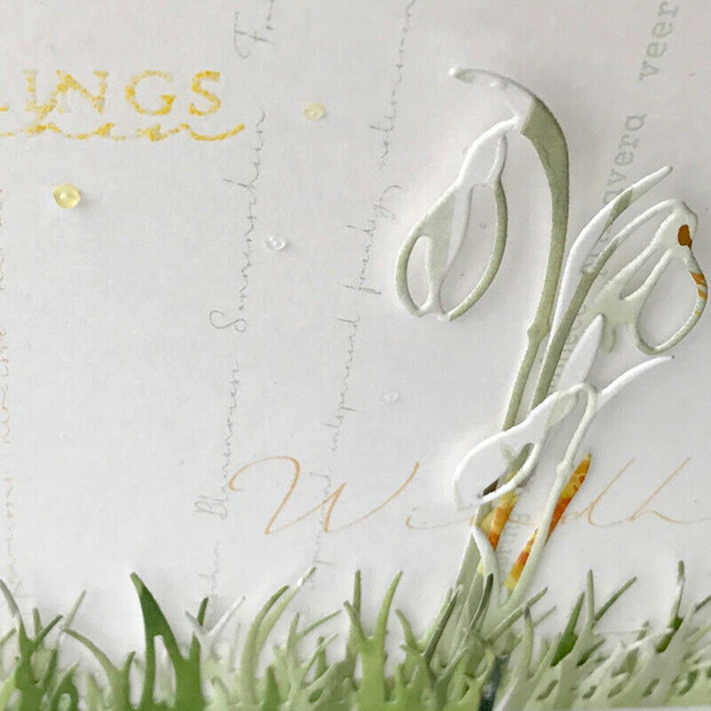 Flower Branch Metal Cutting Dies Stencil for DIY Scrapbooking Paper Card .l8