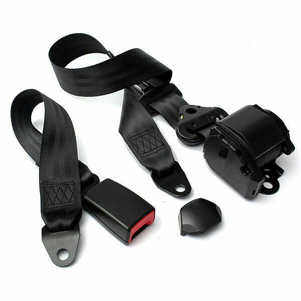 Automatic Retractable 3-Points Auto Truck Bus Safety Seat Lap Belt Set Universal