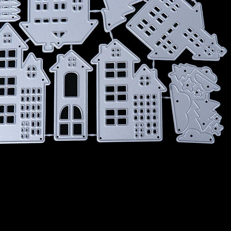 cutting dies Christmas house Scrapbooking Dies Metal Craft Die Cut StampsDEAU