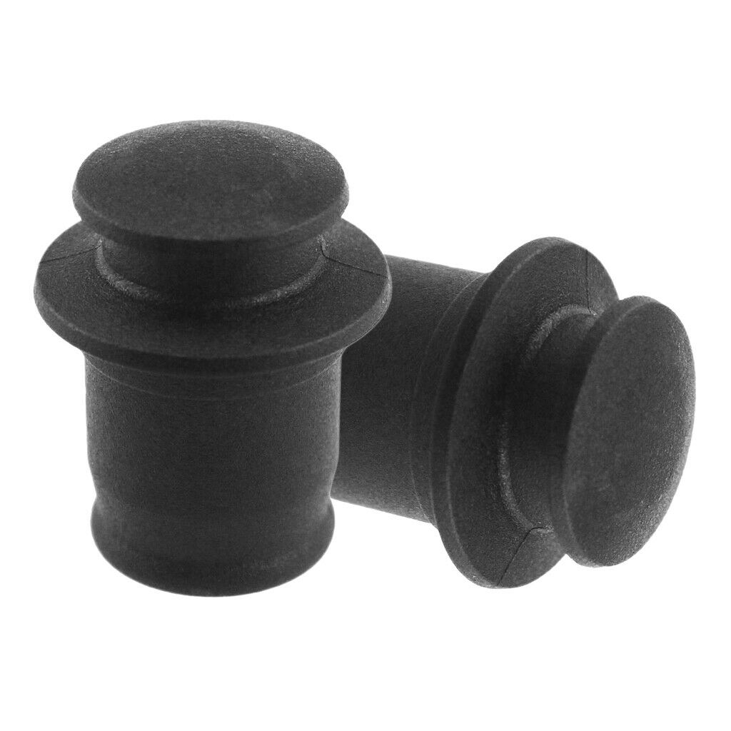 2x Automobile Cigarette Lighter 12V Outlet Plug AP208 Cover Cap Car Black