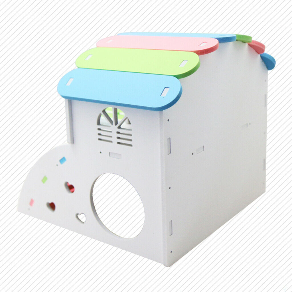 Hamster House Small Animal Hideout Mini Hut Hamster Cabin Cage