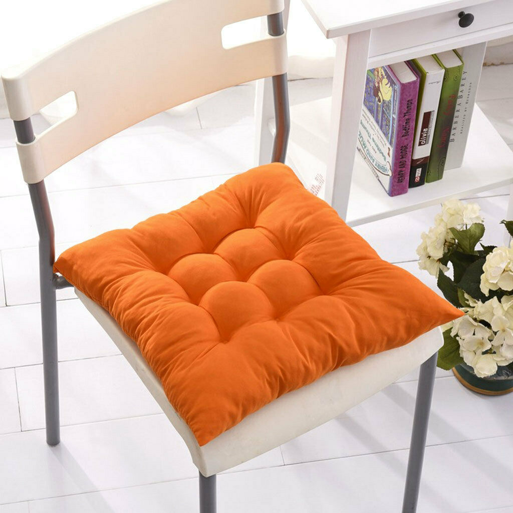 Chair Cushion Seat Pads Seat Cushion Outdoor Dining Garden Home Decor-Orange