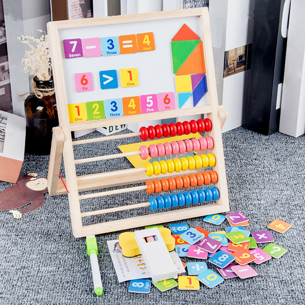 Drawing Board Art Chalkboard   Abacus Number Card Preschool Toys
