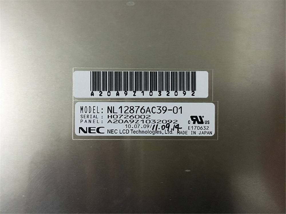 23.0" NEC 1280×768 Resolution LCD Screen Panel NL12876AC39-01