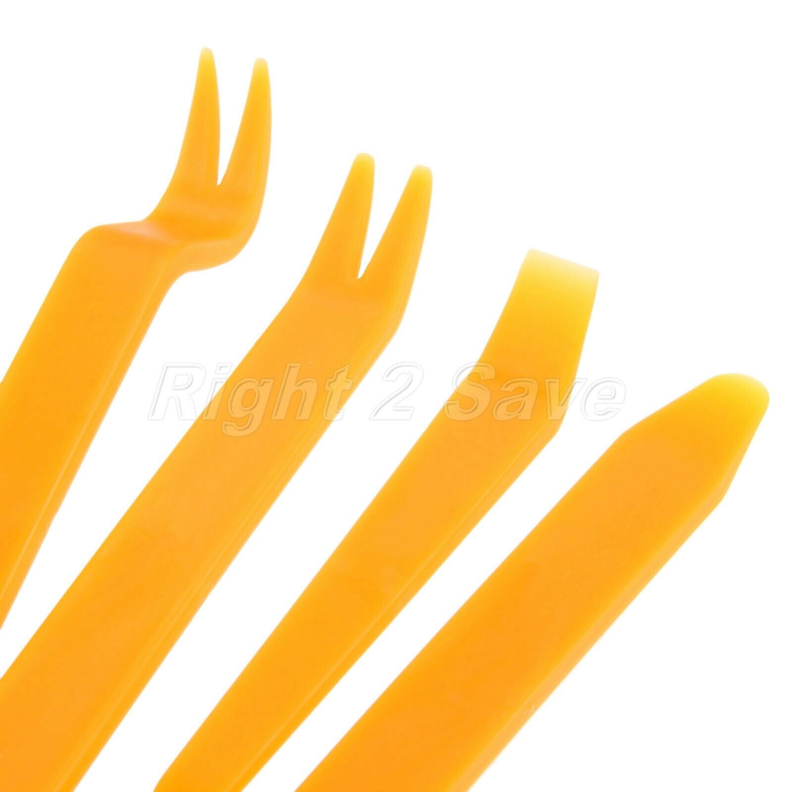 4Pcs AUTO Car Door Clip Panel Trim Dash Removal Installer Pry Repair Tools Kit