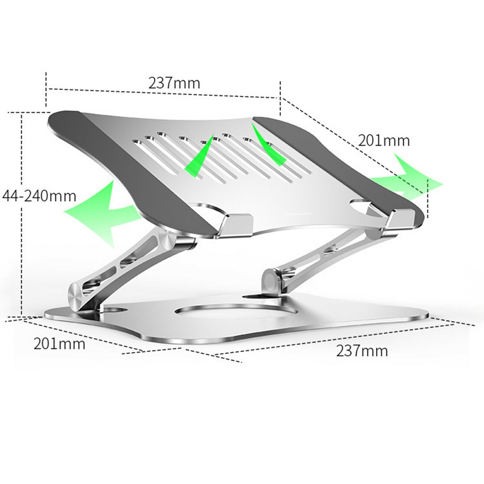 Adjustable Foldable Laptop Stand Notebook Riser Computer Holder for Desk