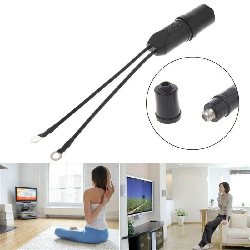 1PC TV Antenna 300-75 Ohm Coaxial Cable Matching Transformer UHF/VHF/FM .-J Tt