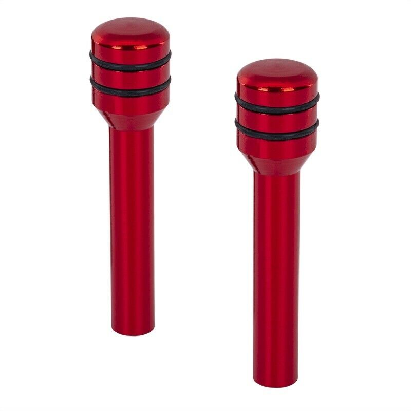 Red Universal Car Truck Interior Interior Door Lock Knob Pull Pin Cover Aluminum