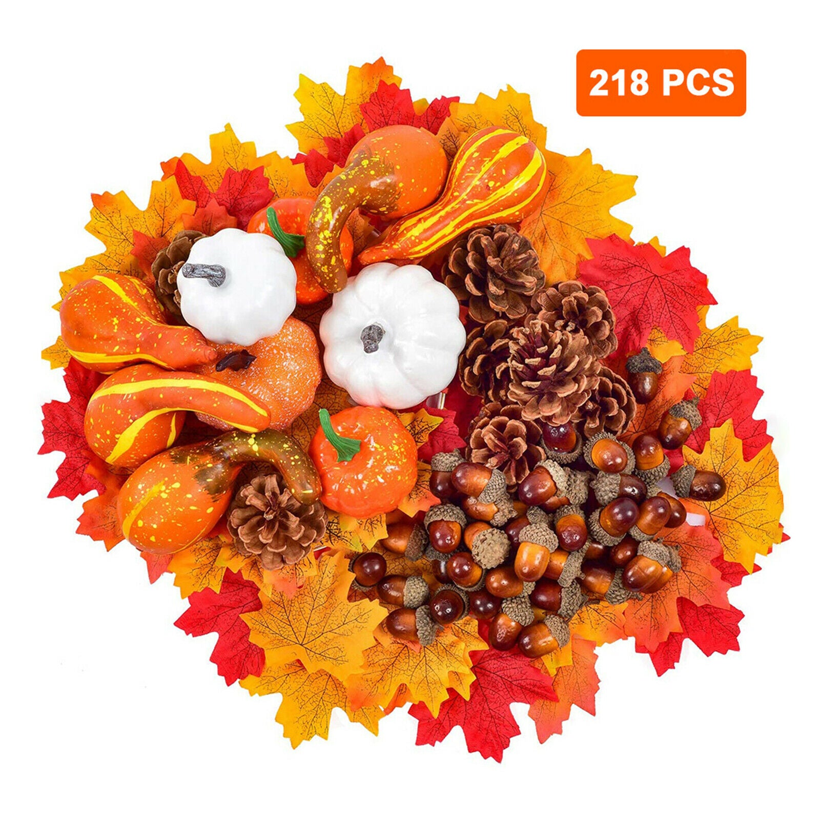 Foam Artificial Pumpkins Maple Leaf Seasonal Halloween Party Craft Handwork