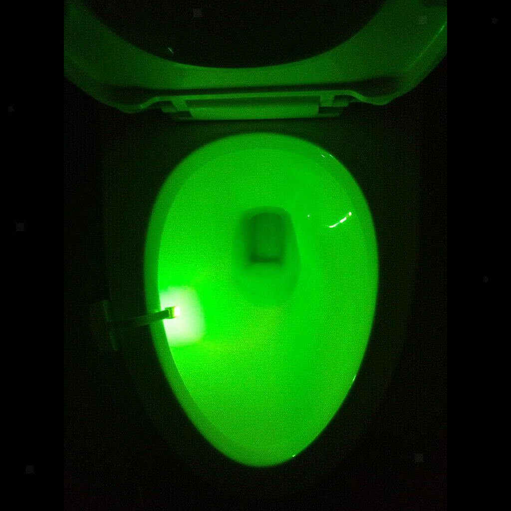 Toilet Bowl LED Backlight Smart PIR Motion Sensor Color Change 16 color