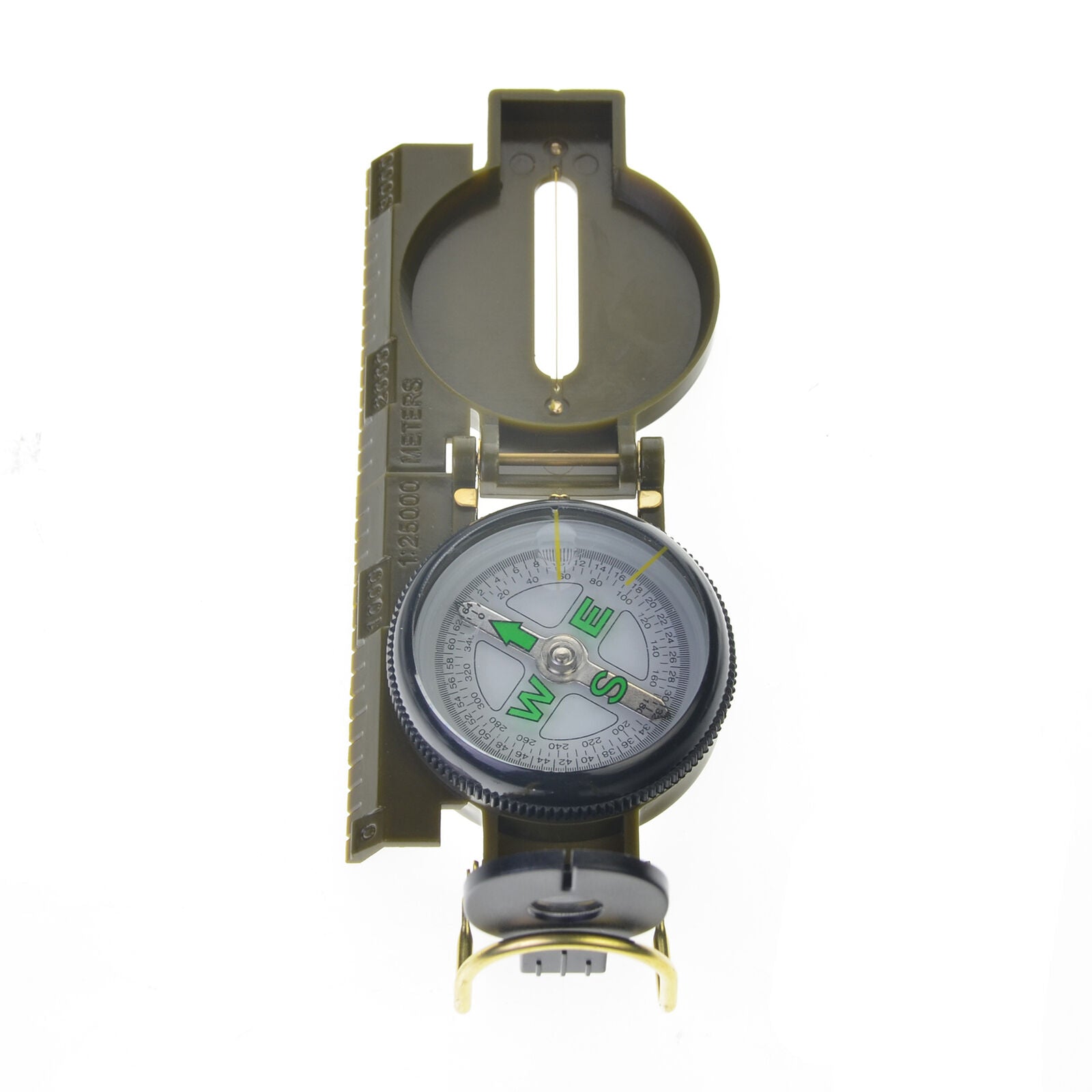 Pocket Outdoor Military Army Hiking Camping Lens Survival Lensatic Mini Compass