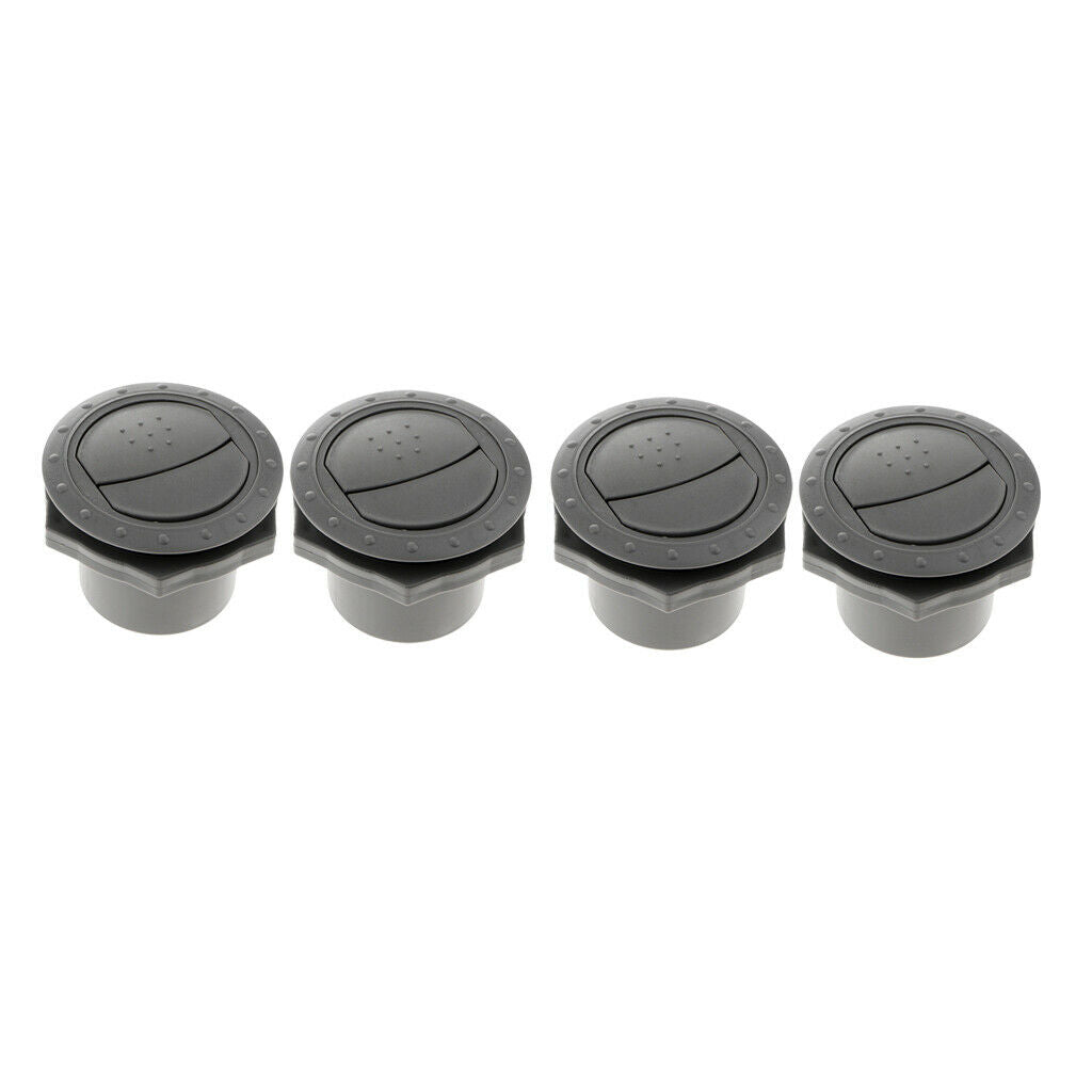 Set of 4 RV Motorhome Interior Air Vent Exhaust Air Flow Vent Outlet - 78x51mm