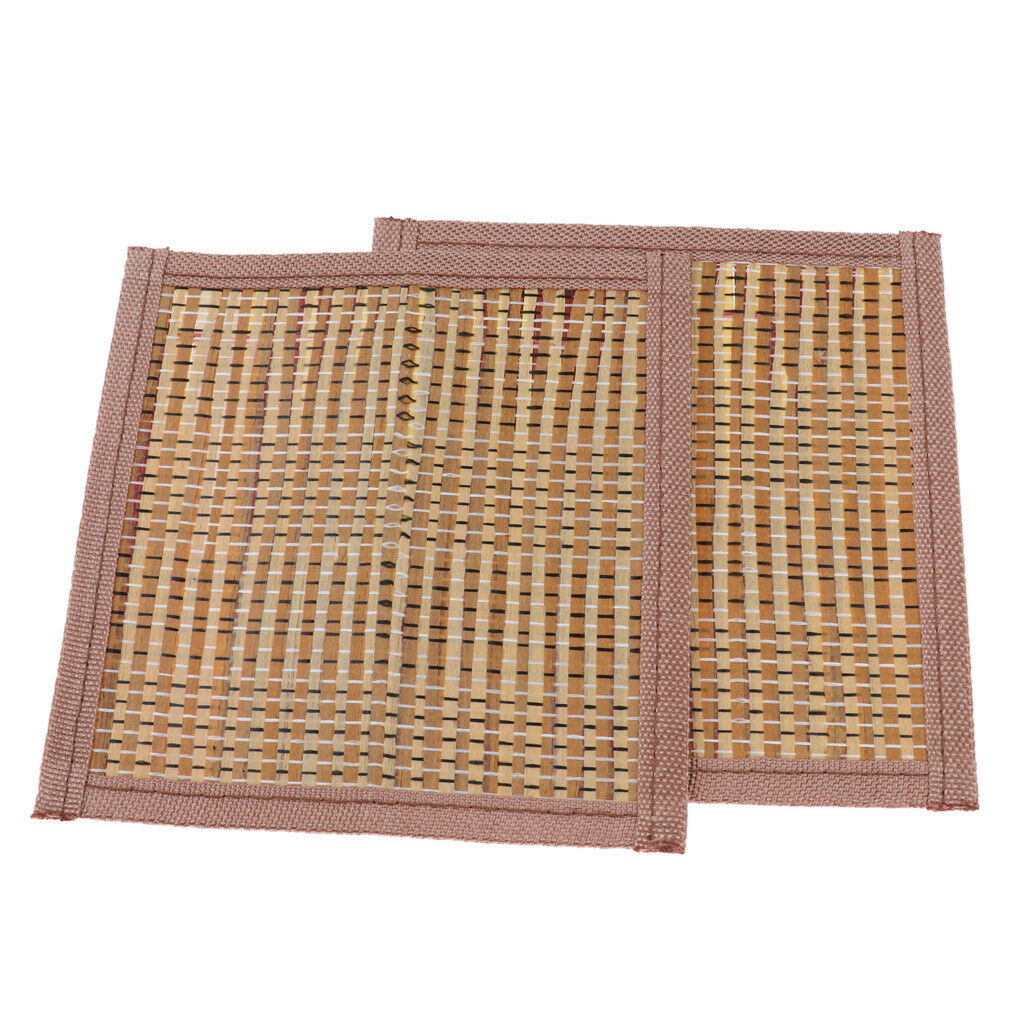 2Pack Chinchilla Hamster Cooling Mat Pad Bamboo Summer Small Animal Cold Bed