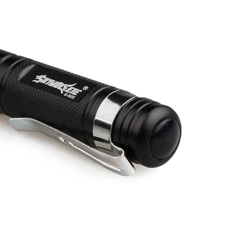 Waterproof 2000LM Pocket LED Flashlight 1 Mode Zoomable LED Torch Mini Penlight
