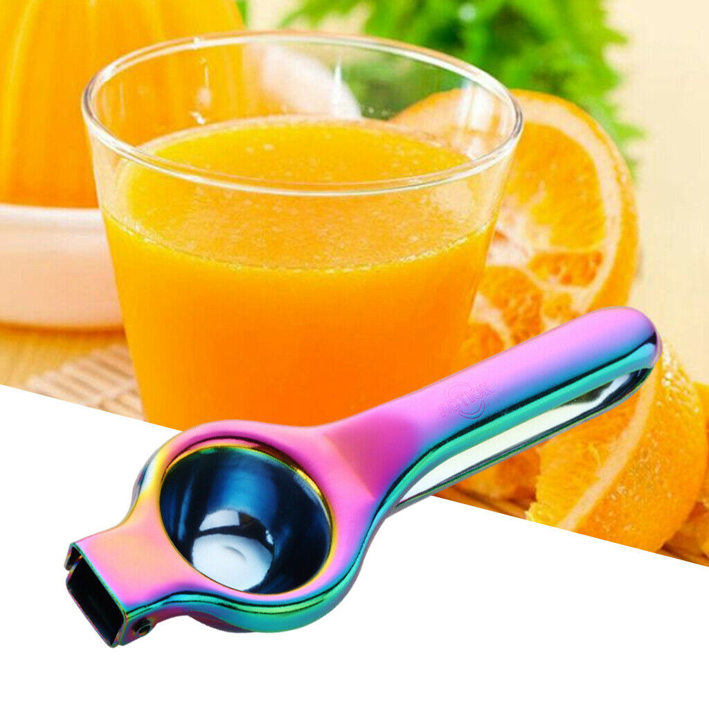 Manual Fruit Juicer Orange Lime Lemon Squeezer Extractor for & Bar Colorful