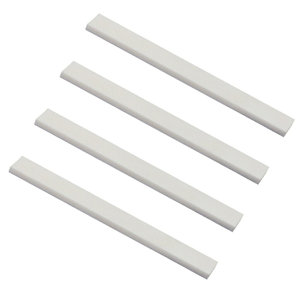 4x Acoustic Guitar Bridge Saddle Instruments DIY Parts Performer Gifts