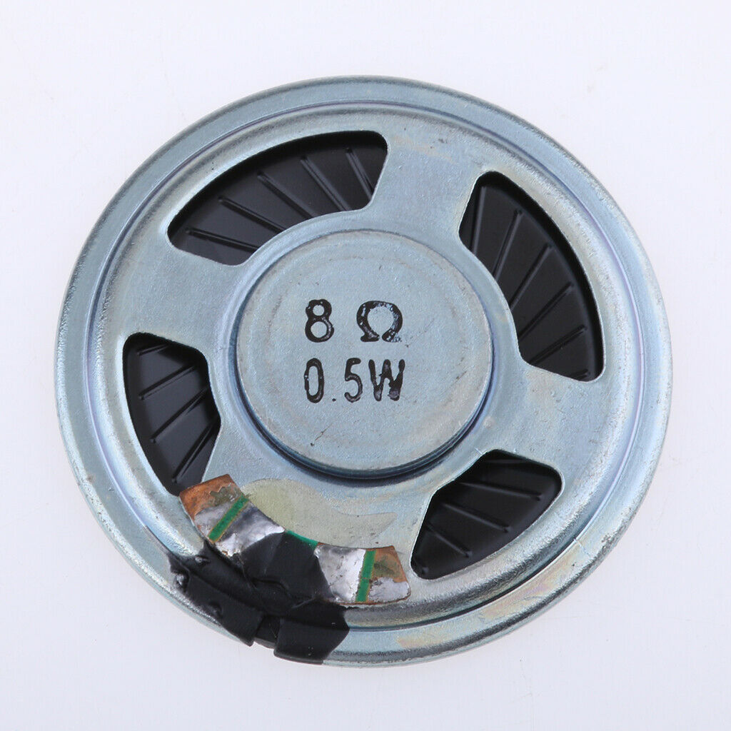 10pcs 40mm 0.5W Full Range Audio Round Speaker 8ohm Stereo Sound Replacement