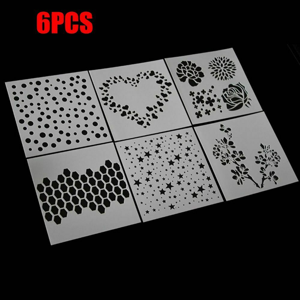 Cards Stamp Embossing Template Layering Stencils Scrapbooking Walls Painting