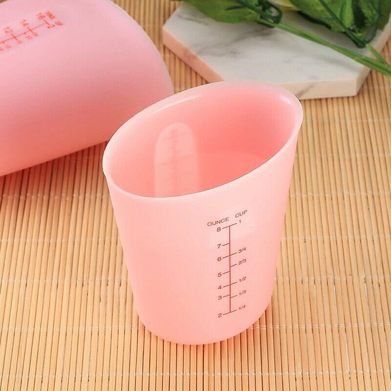 Silicone Measu Cups Jugs, Mixing Cups with Scale Clear, Cup Measure for EpoxD8U1