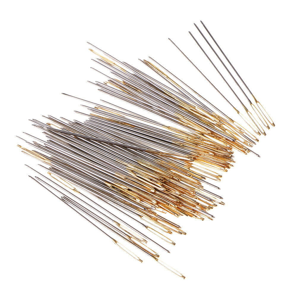 220Pcs Large-eye Hand Sewing Needles with Case Cross-Stitch 31/34/35mm