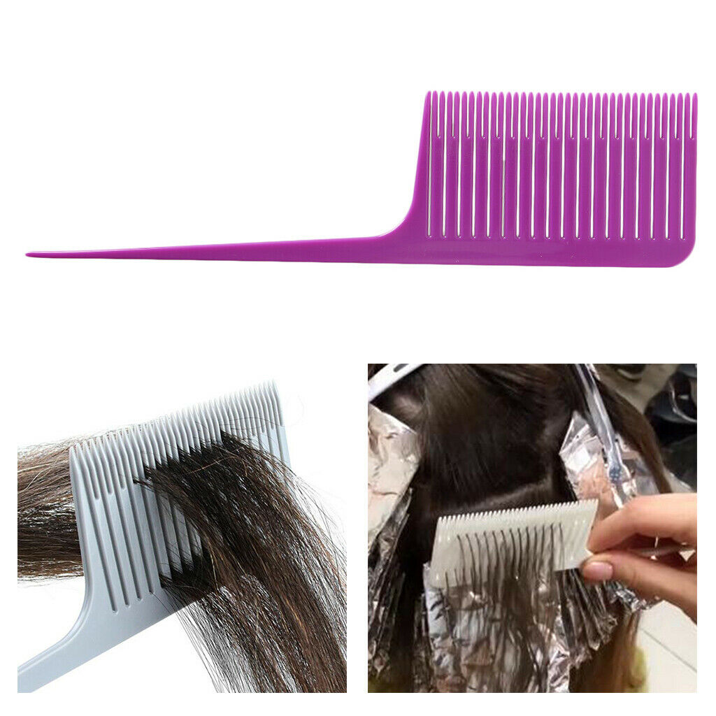 4pcs ABS Sectioning Weaving Highlighting Foiling Hair Comb Styling Combs