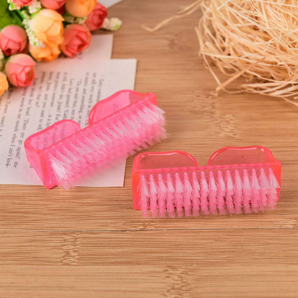 1Pc Pro Acrylic Nail Clean Cleaning Brush Finger Nail Art Tools Kit GwY&KNM BU